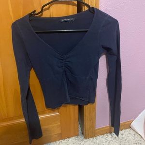 dark blue brandy Melville shirt